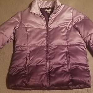 Purple Puffer Winter Jacket
